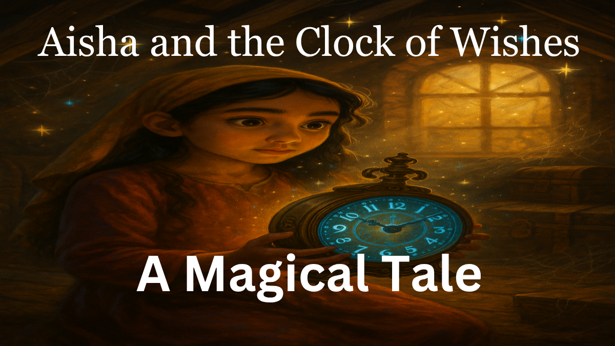 Aisha and the Clock of Wishes – A Magical Tale of Dreams and Destiny
