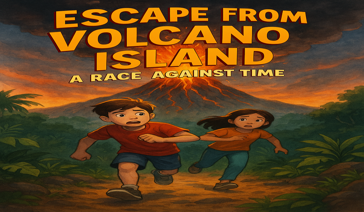 Escape from Volcano Island: A Race Against Time – A Thrilling Adventure for Kids