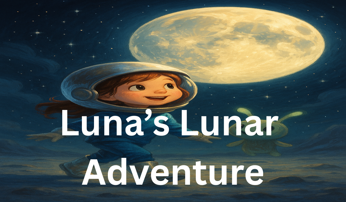 Luna’s Lunar Adventure – A Galactic Tale of Bravery, Wonder, and the Power of Curiosity