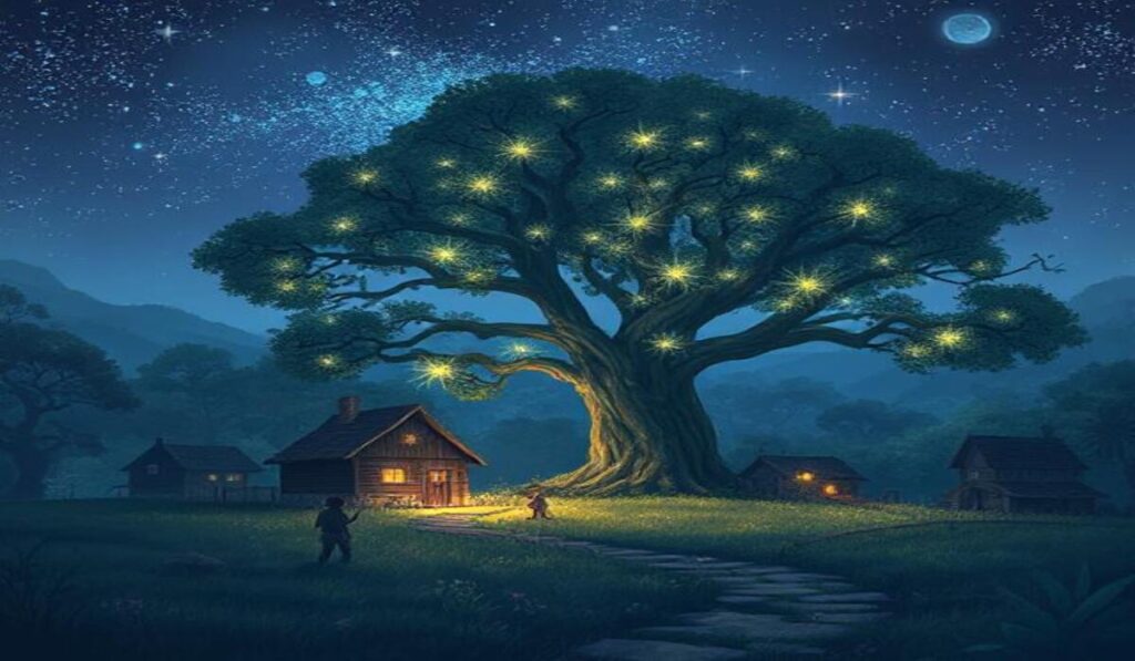 The Secret of the Sparkling Star Tree