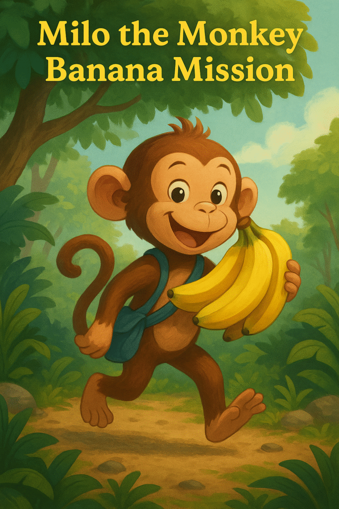 Milo the Monkey Banana Mission – A Fun Jungle Adventure for Kids