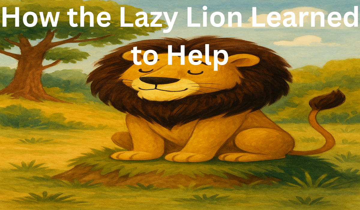 How the Lazy Lion Learned to Help