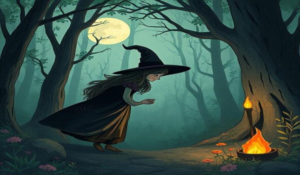 The Little Witch Who Forgot Her Spells – A Magical Tale of Courage and Friendship