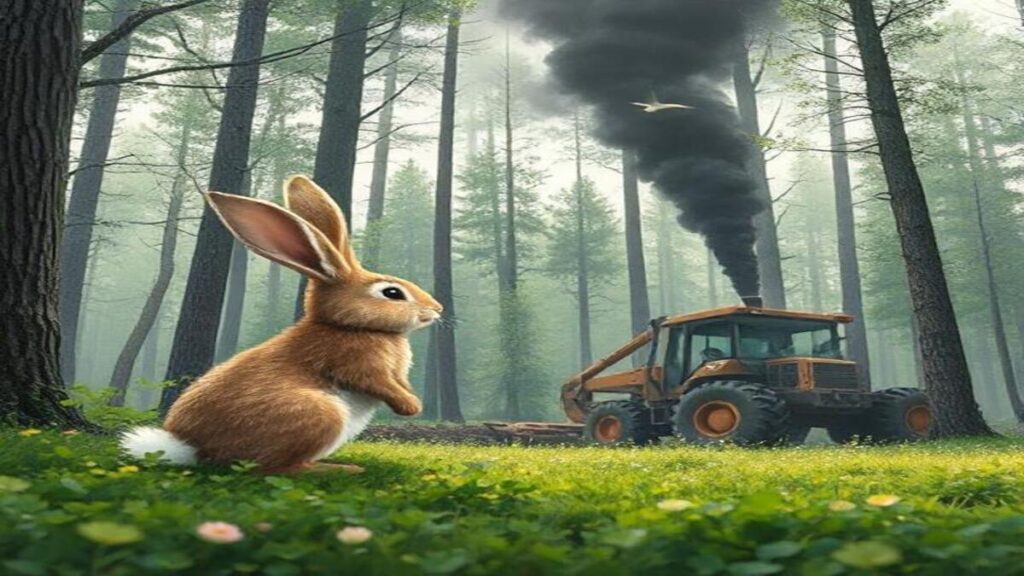 The Brave Bunny Who Saved the Forest