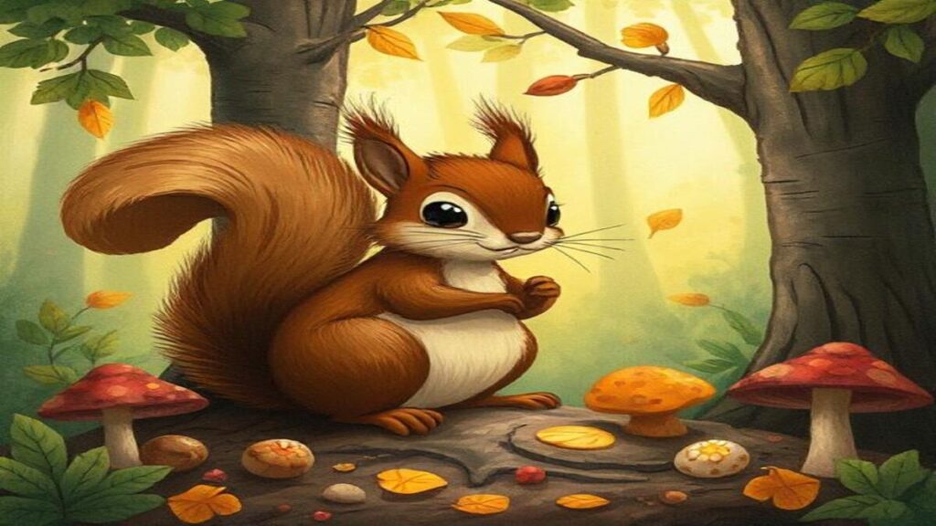 The Squirrel Treasure – A Tale of Wisdom, Friendship, and Sharing 2 The Squirrel Treasure