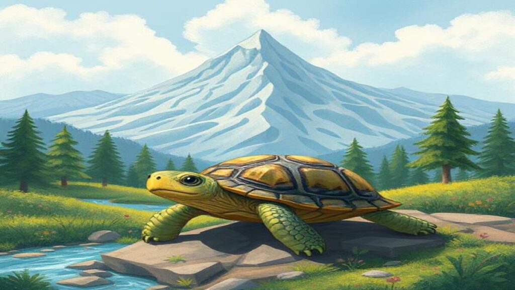 Mountain Climb of the Zeni The Turtle – A Heartwarming Tale of Determination and Adventure 2 Mountain Climb of the Zeni The Turtle
