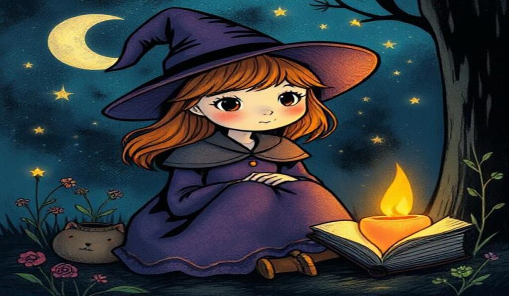 The Little Witch Who Forgot Her Spells – A Magical Tale of Courage and Friendship