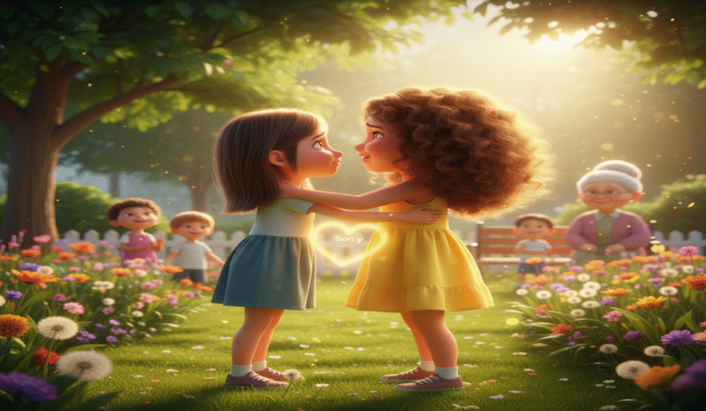 How Little Mia Learned to Say Sorry