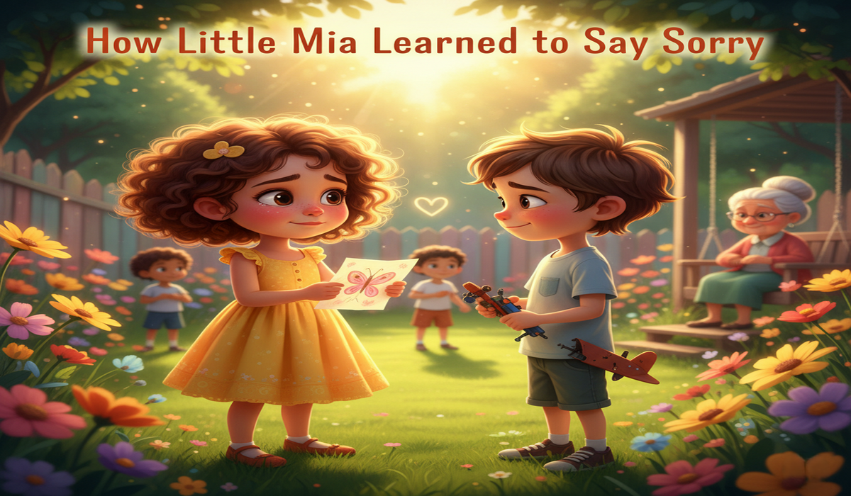 How Little Mia Learned to Say Sorry